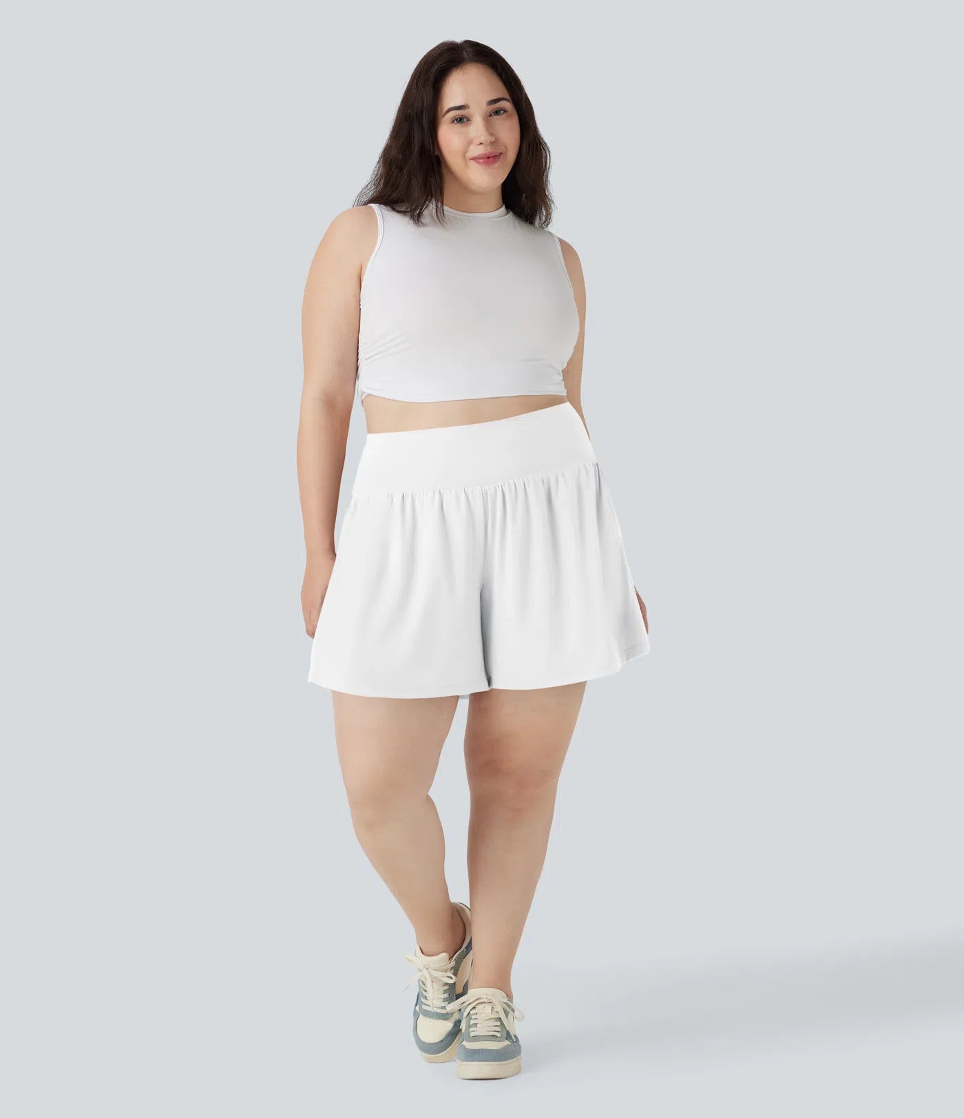 Allure 2-in-1 High-Waisted Yoga Shorts with Pockets