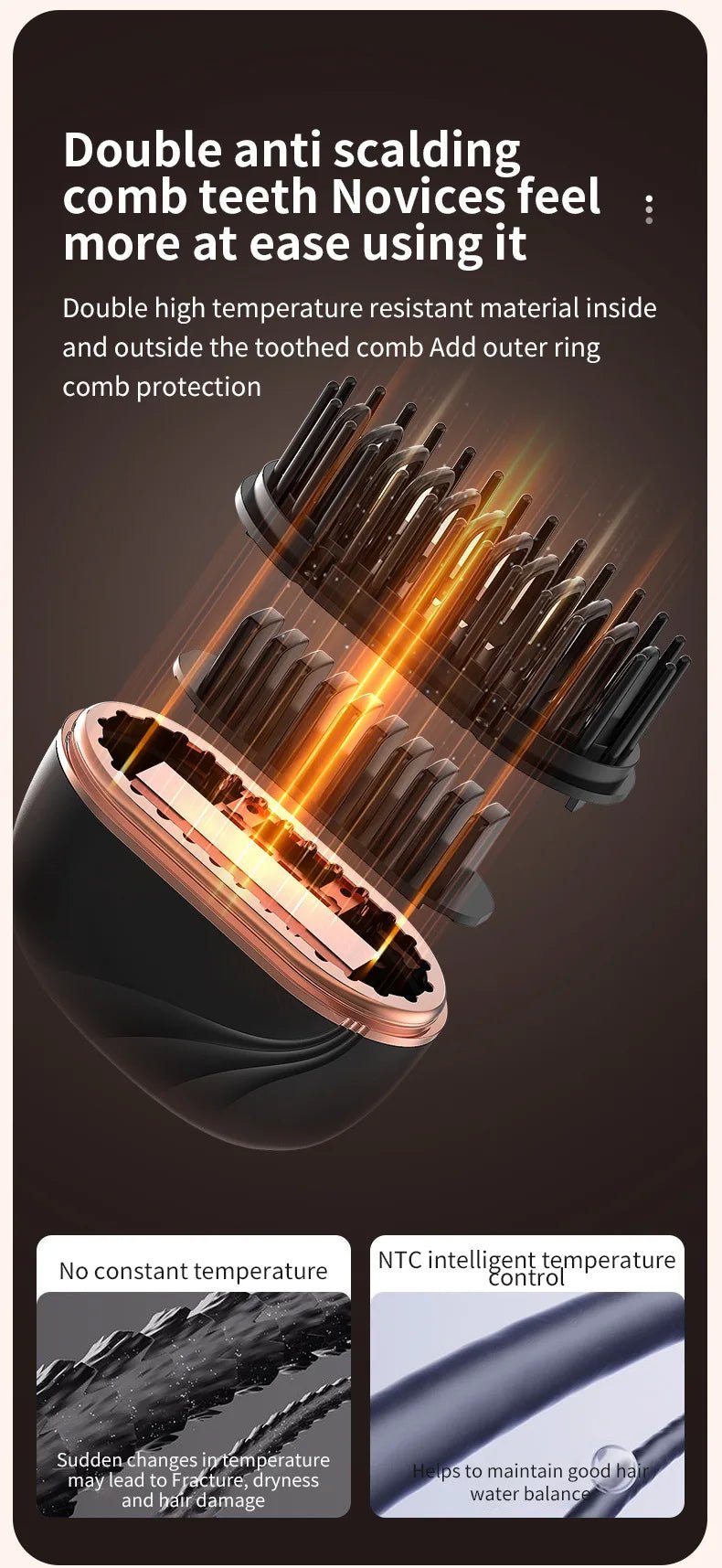 2025 New Mini Straightener Rechargeable Portable Hair Straightener Brush Anti - Scald Shell Cordless USB Charging Straighteners - BeyoutifulSpot®