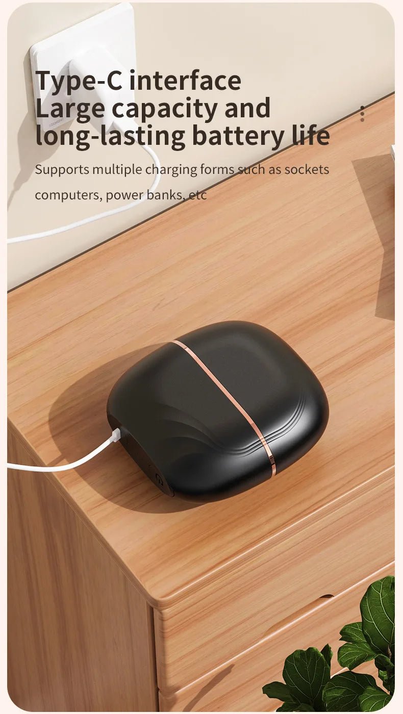 2025 New Mini Straightener Rechargeable Portable Hair Straightener Brush Anti - Scald Shell Cordless USB Charging Straighteners - BeyoutifulSpot®