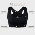 InvisiLift™ Seamless Push-Up Bra  Wire-Free Lift & Cross-Back Support