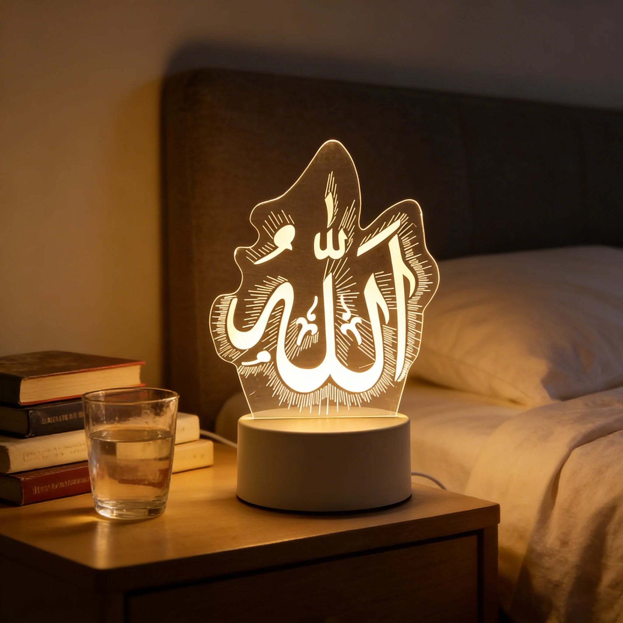 3D LED Eid Mubarak Light - Ramadan Decoration Table Lamp - BeyoutifulSpot®