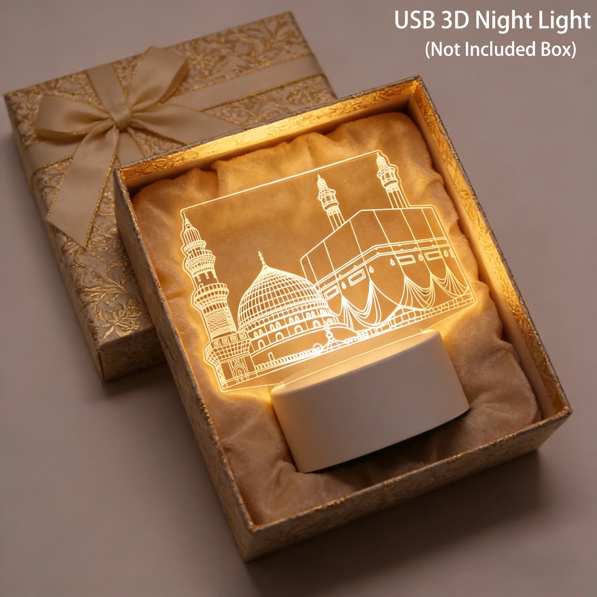 3D LED Eid Mubarak Light - Ramadan Decoration Table Lamp - BeyoutifulSpot®
