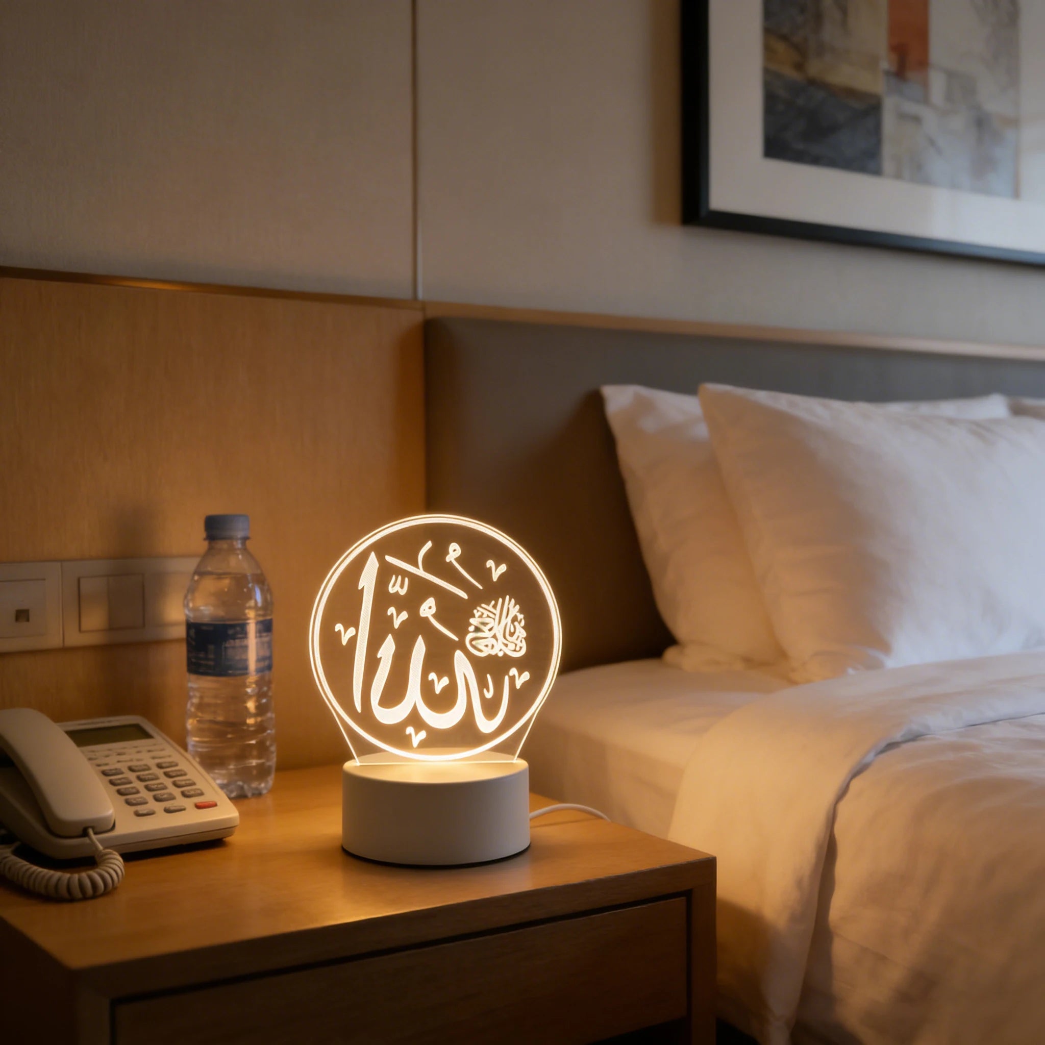 3D LED Eid Mubarak Light - Ramadan Decoration Table Lamp - BeyoutifulSpot®