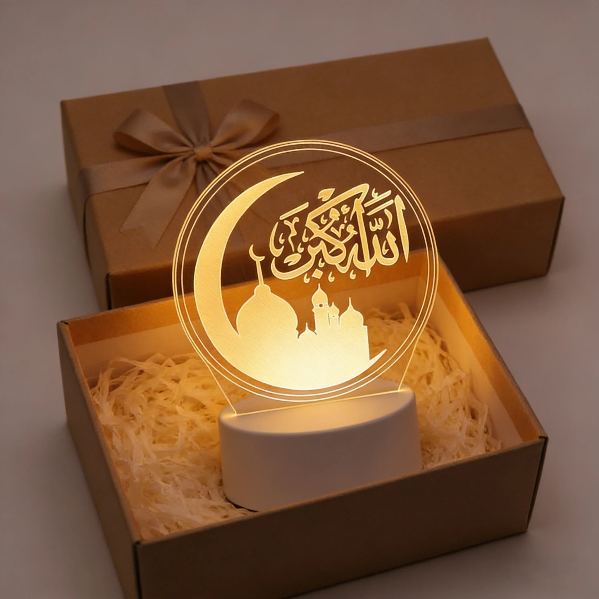 3D LED Eid Mubarak Light - Ramadan Decoration Table Lamp - BeyoutifulSpot®