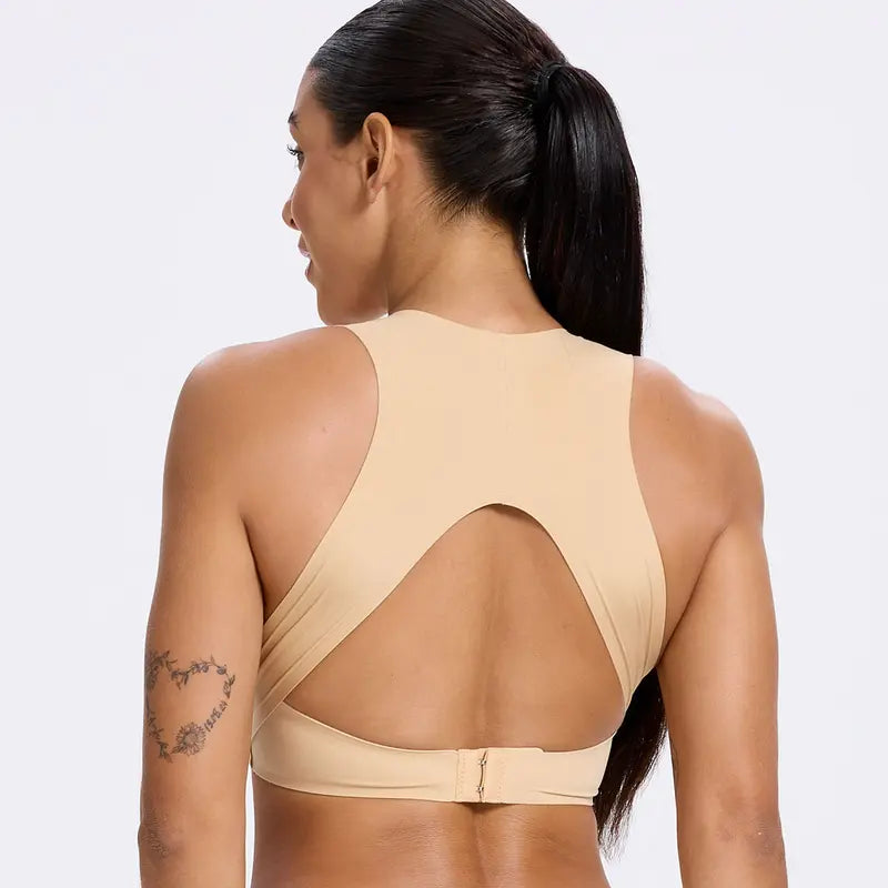 InvisiLift™ Seamless Push-Up Bra  Wire-Free Lift & Cross-Back Support