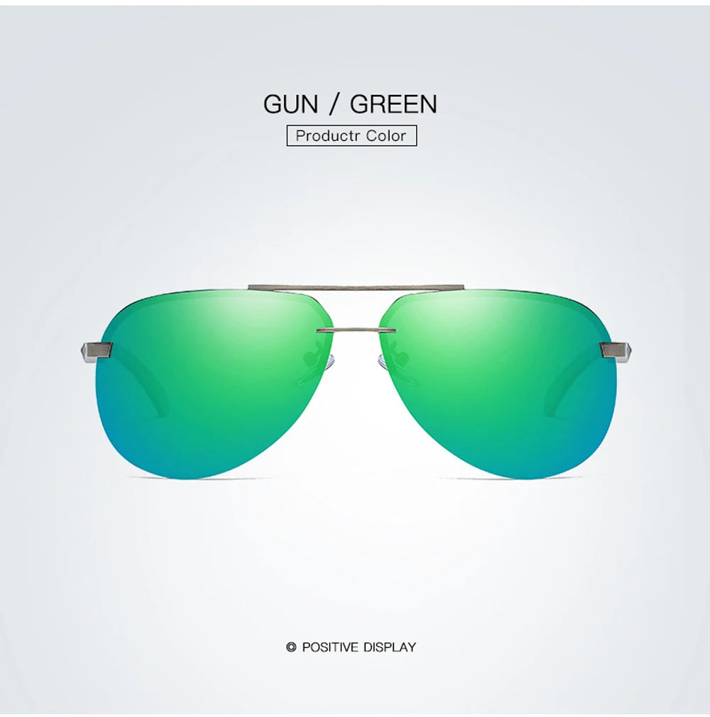 Polarized Aviator Sunglasses — Unisex Driving Edition