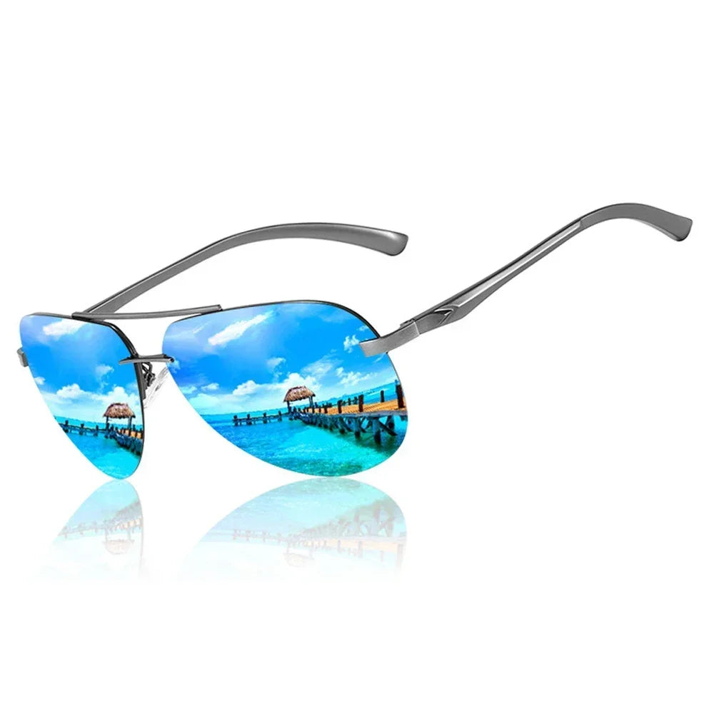 Polarized Aviator Sunglasses — Unisex Driving Edition