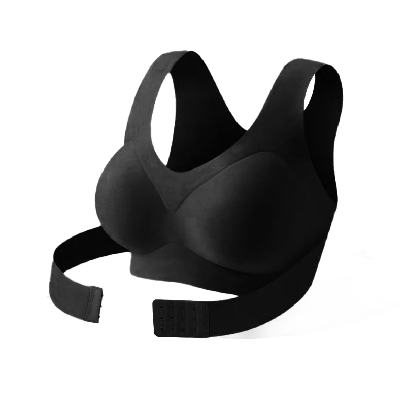 InvisiLift™ Seamless Push-Up Bra  Wire-Free Lift & Cross-Back Support