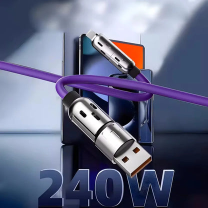 FlexCoil™ Pro – Retractable Fast-Charging Cable