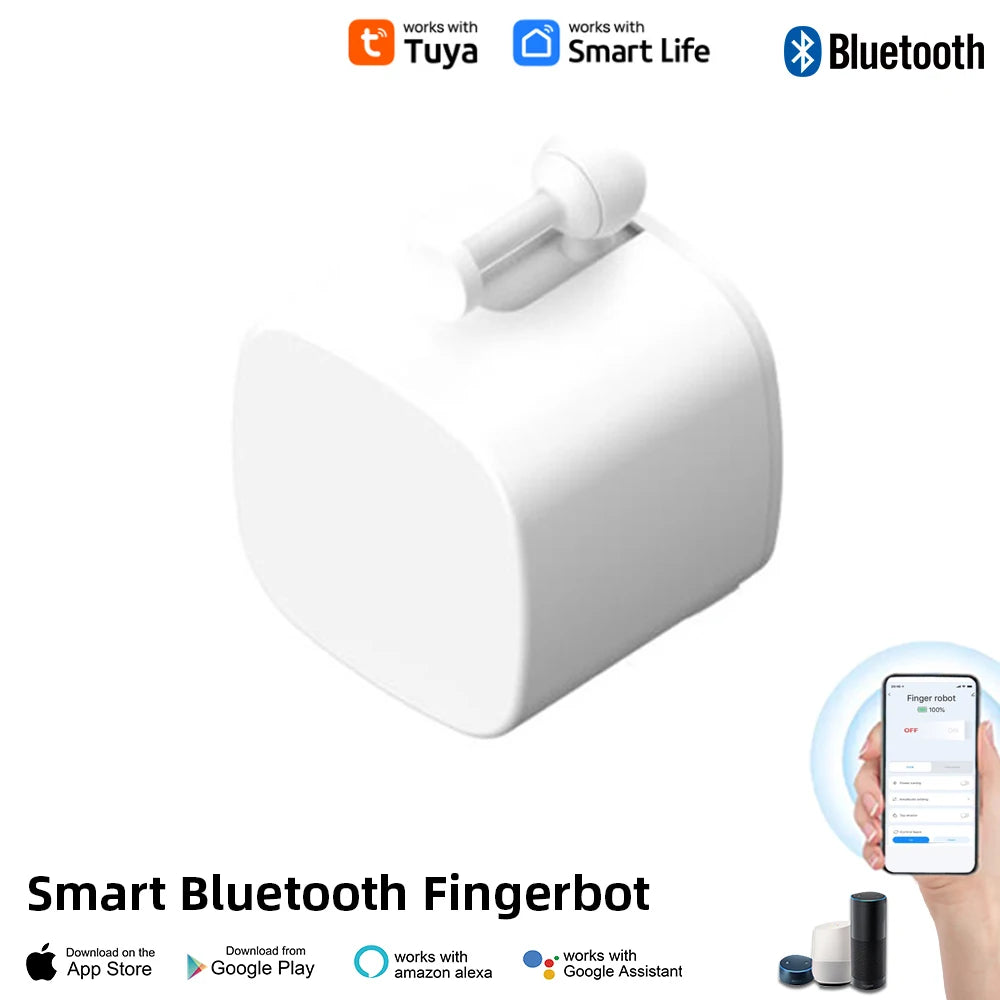 Tuya Bluetooth Finger Robot Switch Button Pusher and Tuya Bluetooth Gateway for Choosing APP Fingerbot Arms Wireless Switch