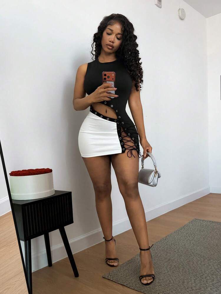 Allure Midnight Backless Dress