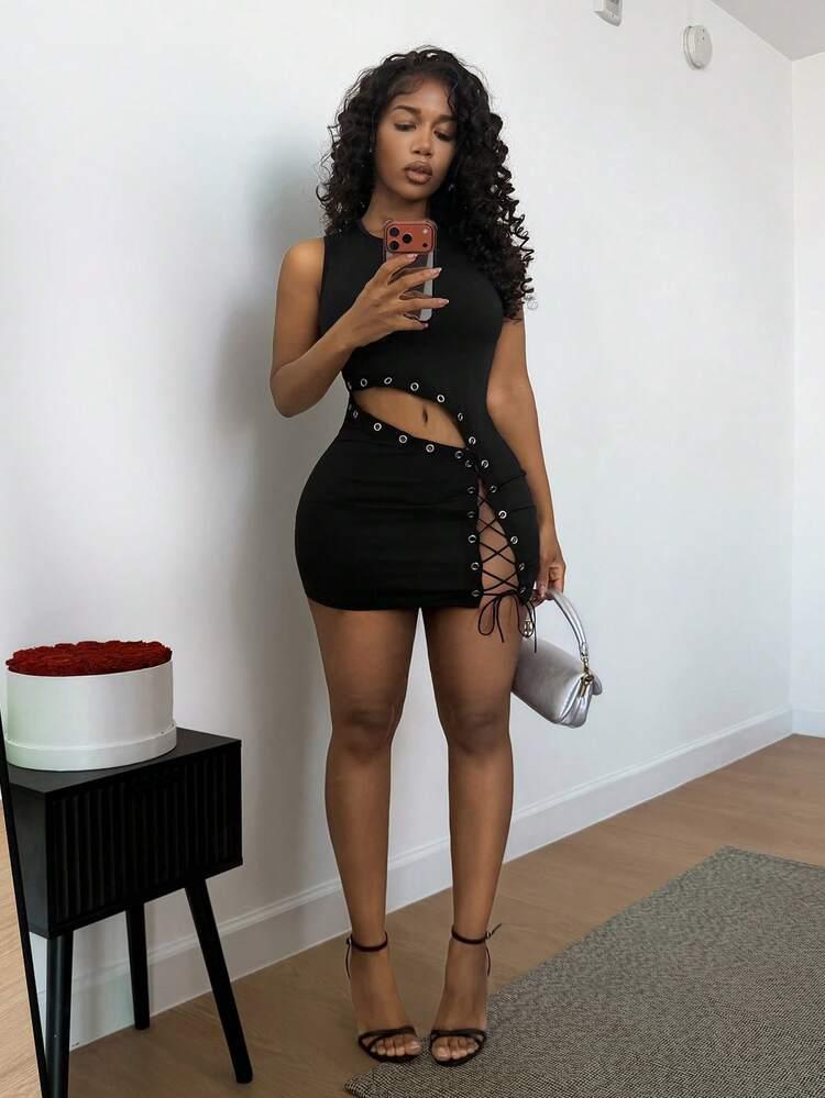 Allure Midnight Backless Dress
