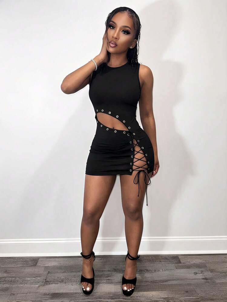 Allure Midnight Backless Dress