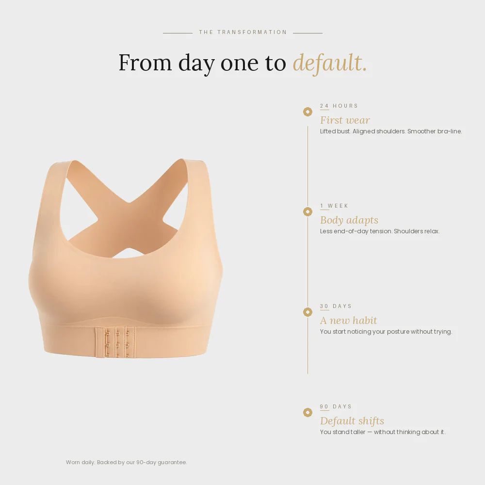 Soutien-gorge pigeonnant sans coutures InvisiLift™ : maintien sans armatures et dos nageur.