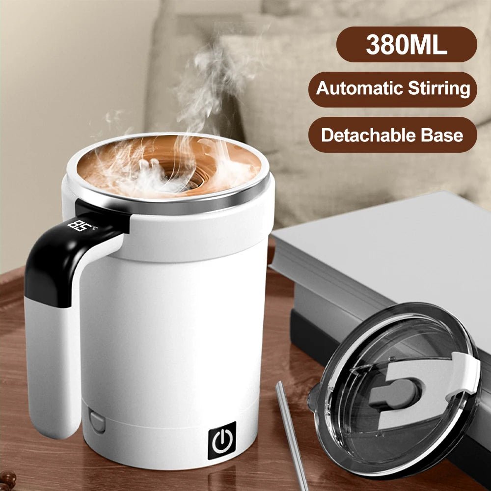 Automatic Magnetic Stirring Mug 380ML - Self - Mixing Coffee Cup - BeyoutifulSpot®
