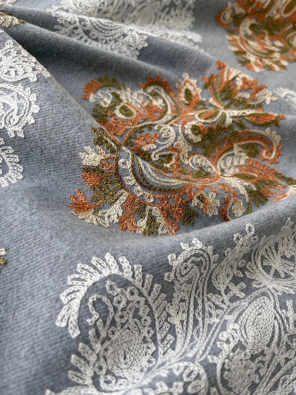 Cashmere - Feel Embroidered Scarf - BeyoutifulSpot®