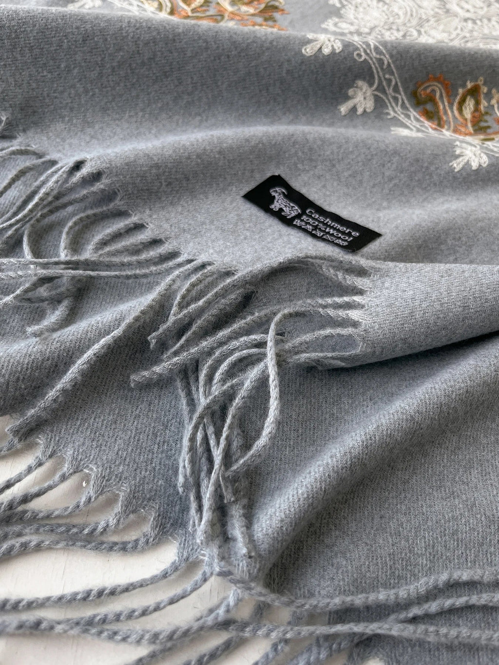 Cashmere - Feel Embroidered Scarf - BeyoutifulSpot®