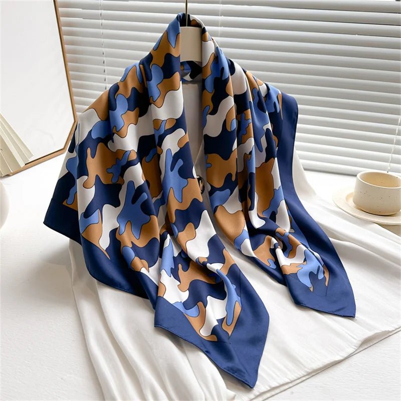 Cashmere Soft Silk - Feel Square Scarf - BeyoutifulSpot®