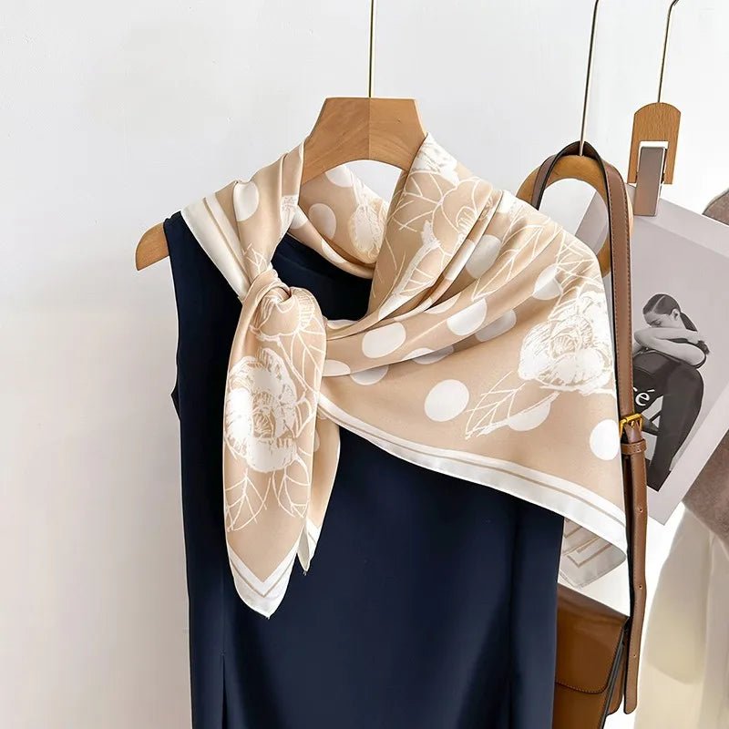 Cashmere Soft Silk - Feel Square Scarf - BeyoutifulSpot®