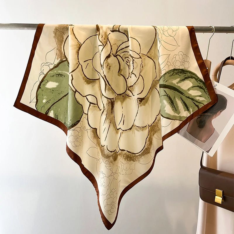 Cashmere Soft Silk - Feel Square Scarf - BeyoutifulSpot®