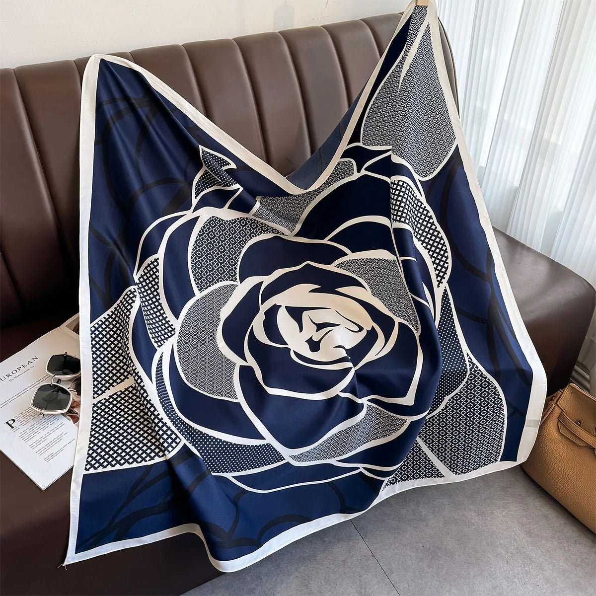 Cashmere Soft Silk - Feel Square Scarf - BeyoutifulSpot®