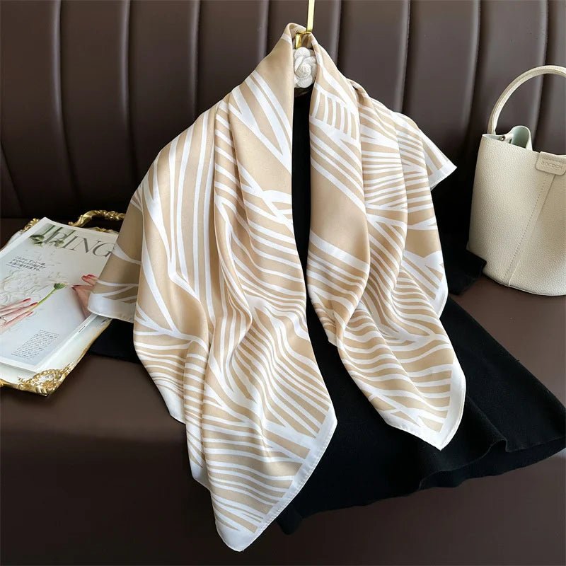 Cashmere Soft Silk - Feel Square Scarf - BeyoutifulSpot®