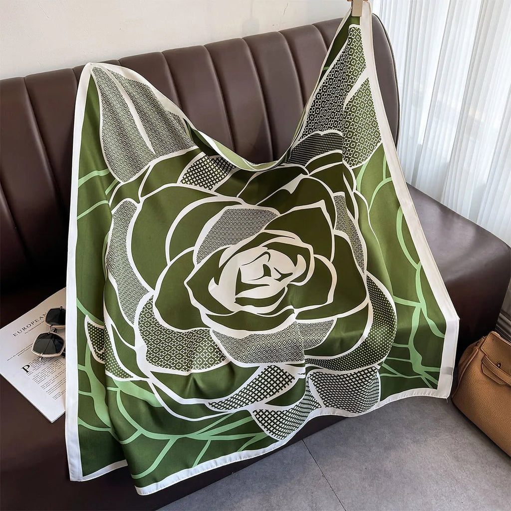 Cashmere Soft Silk - Feel Square Scarf - BeyoutifulSpot®