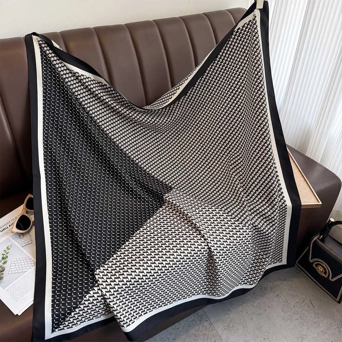 Cashmere Soft Silk - Feel Square Scarf - BeyoutifulSpot®