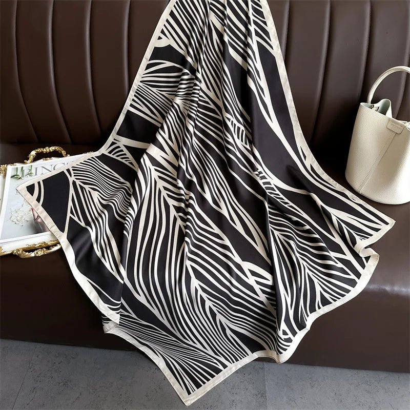 Cashmere Soft Silk - Feel Square Scarf - BeyoutifulSpot®