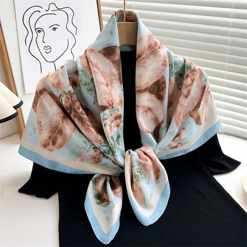 Cashmere Soft Silk - Feel Square Scarf - BeyoutifulSpot®