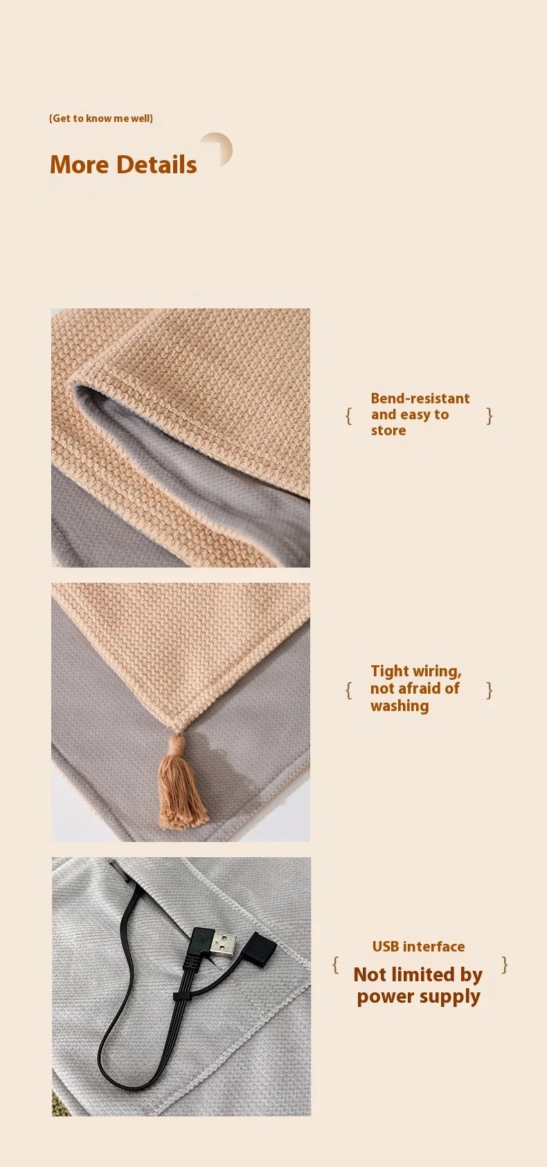 CozyHeat USB Warming Shawl - BeyoutifulSpot®