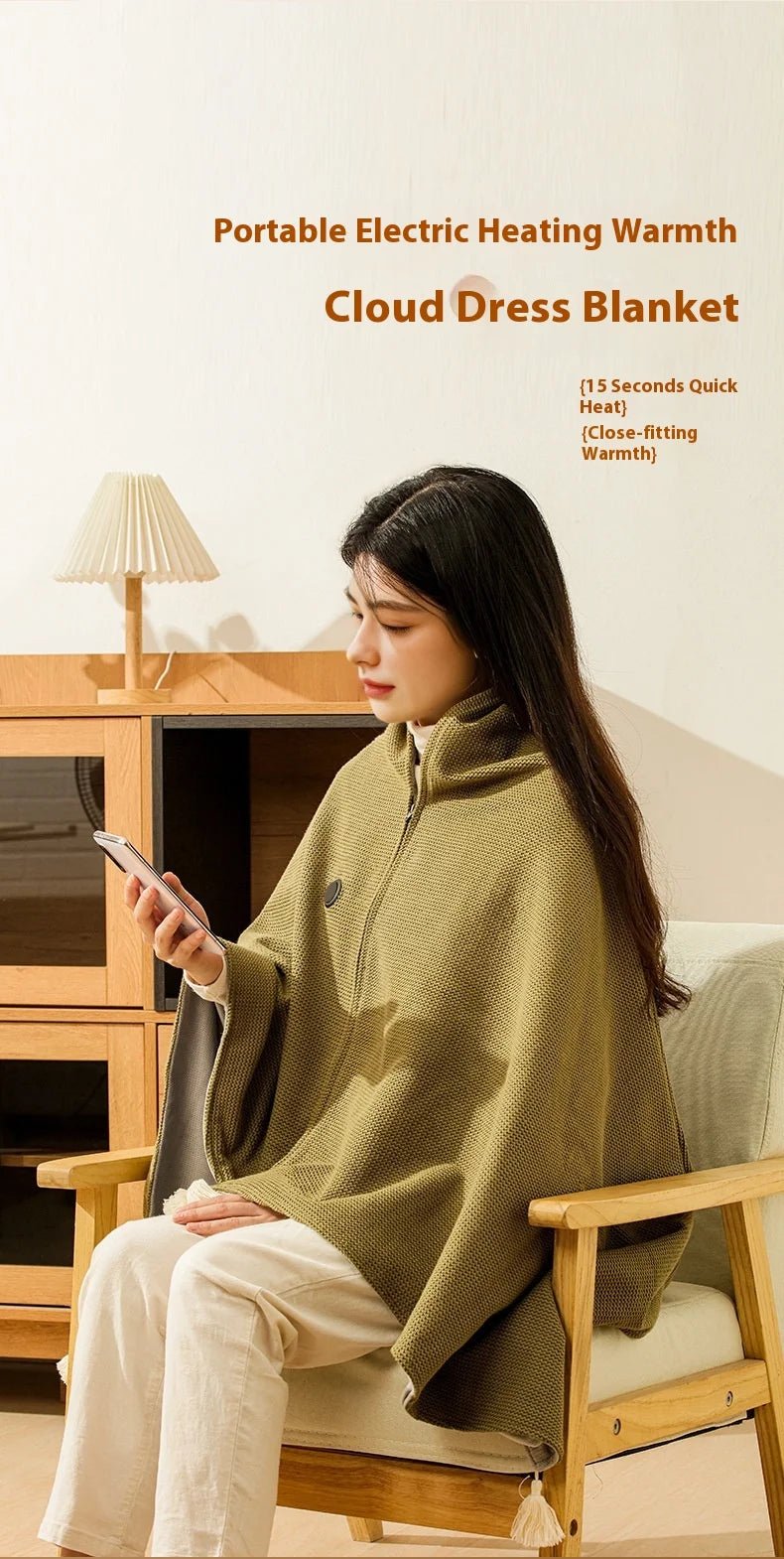 CozyHeat USB Warming Shawl - BeyoutifulSpot®