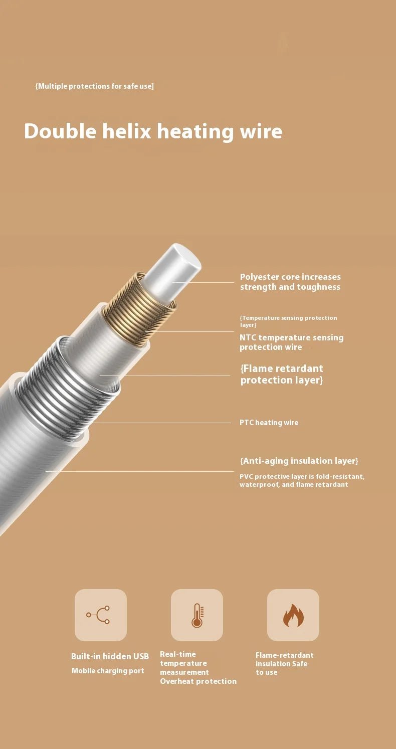 CozyHeat USB Warming Shawl - BeyoutifulSpot®