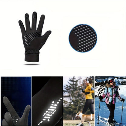Winter Thermal Touchscreen Gloves – Warm, Windproof & Smartphone Friendly