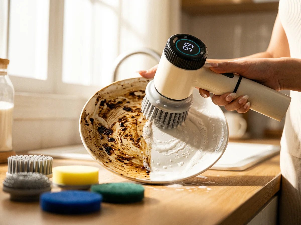 Electric Spin Scrubber - 5 Brush Heads & 3 Speeds - BeyoutifulSpot®