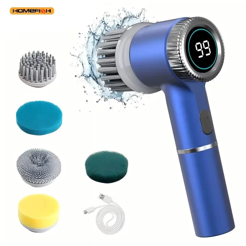 Electric Spin Scrubber - 5 Brush Heads & 3 Speeds - BeyoutifulSpot®