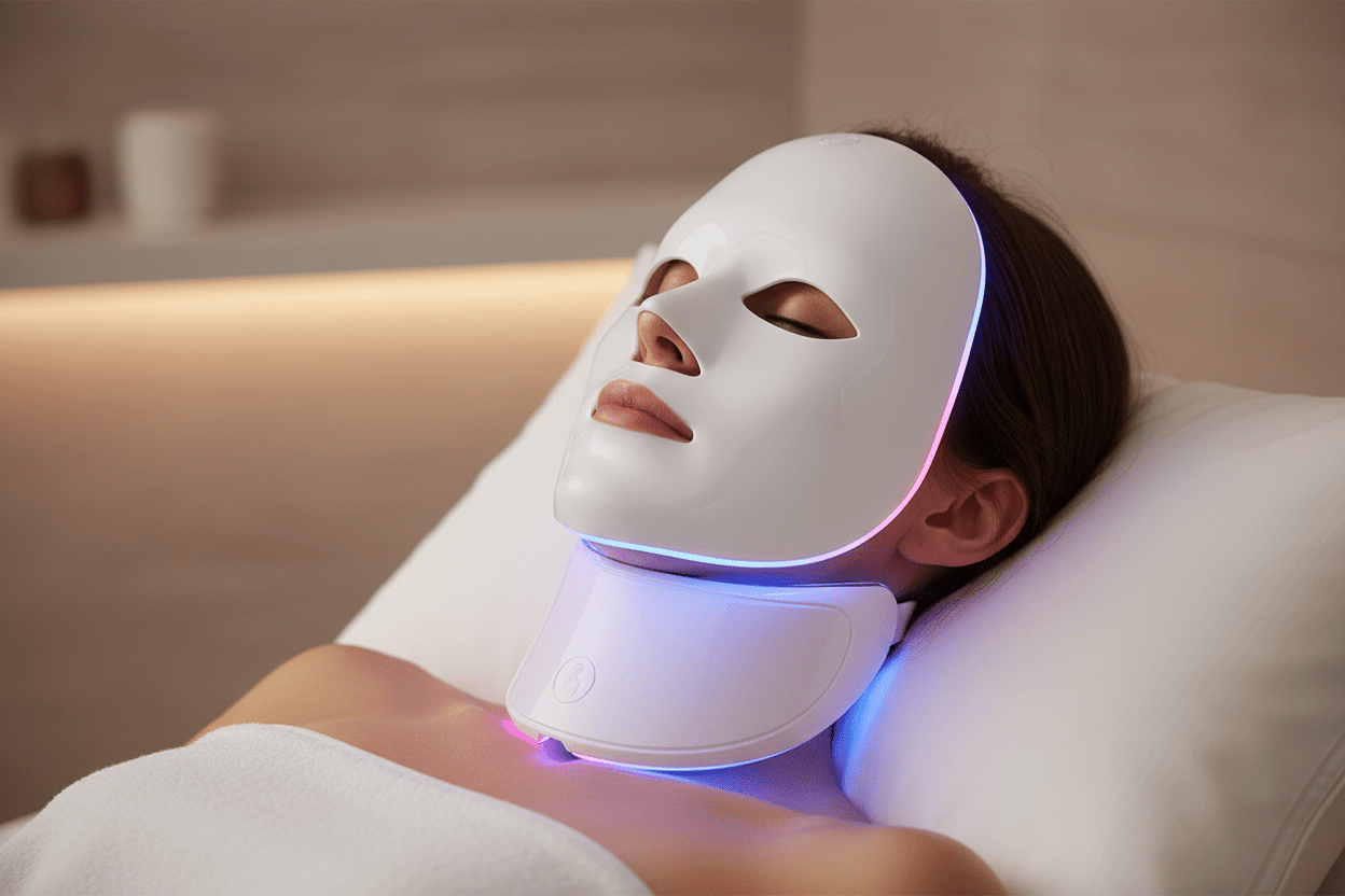Glowskin 7 - Color LED Face & Neck Mask - BeyoutifulSpot®