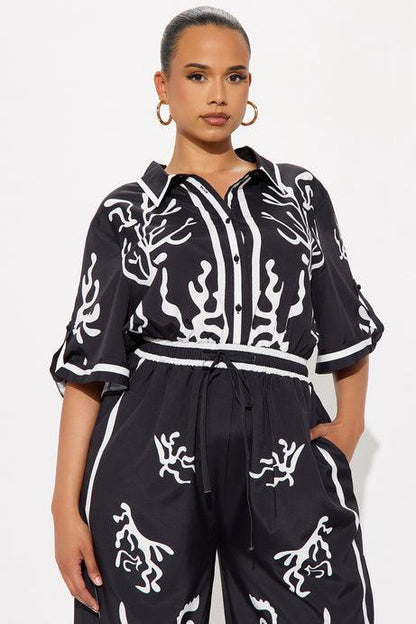 Golden Hour Satin Wide Leg Jumpsuit – Summer Edition - BYS