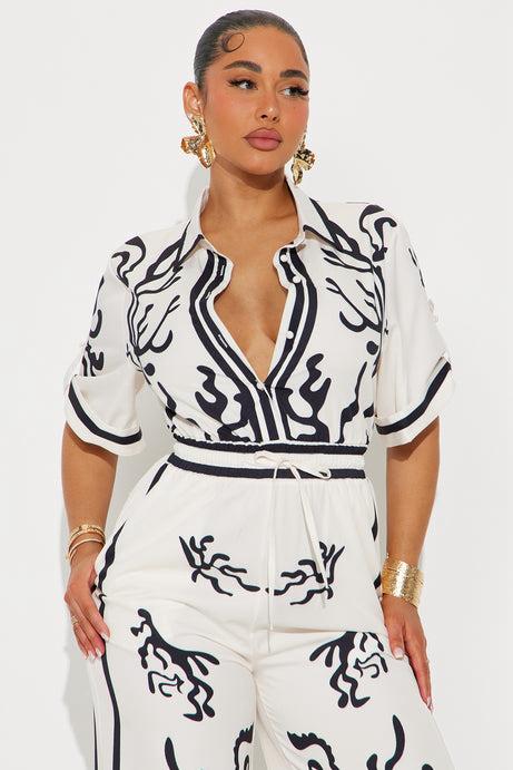 Golden Hour Satin Wide Leg Jumpsuit – Summer Edition - BYS