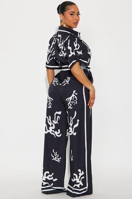 Golden Hour Satin Wide Leg Jumpsuit – Summer Edition - BYS