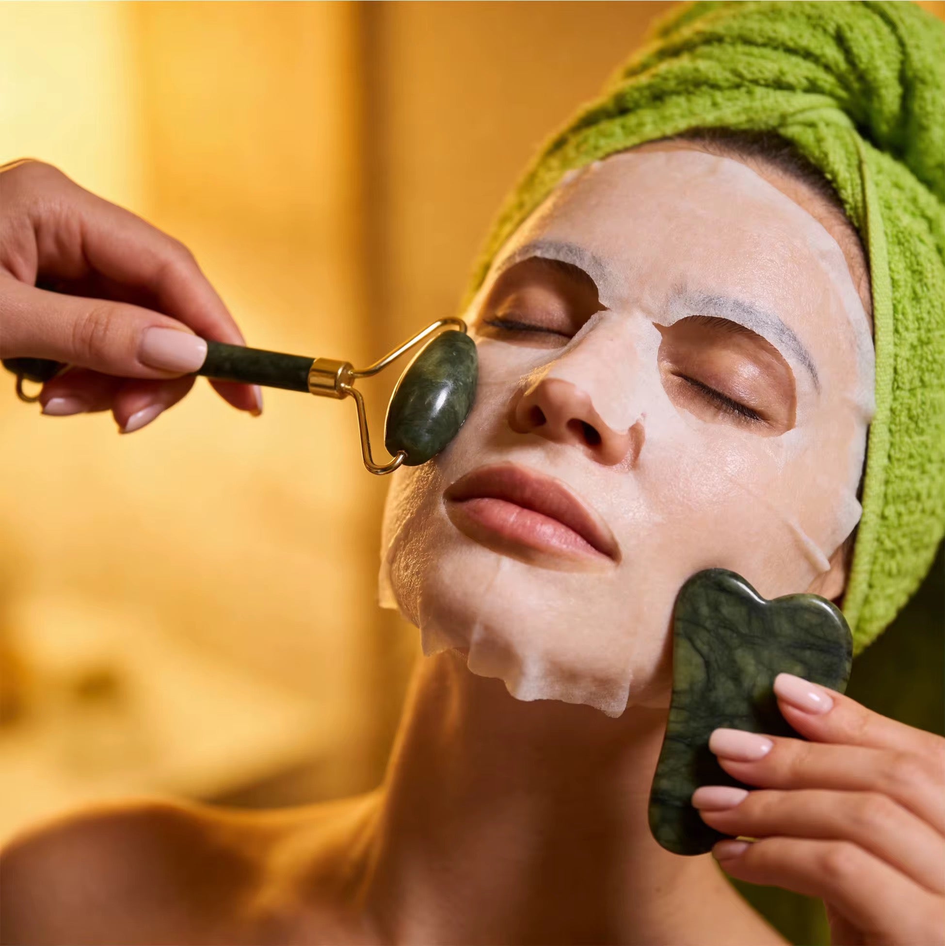 Ice Face Roller & Gua Sha Set - BeyoutifulSpot®