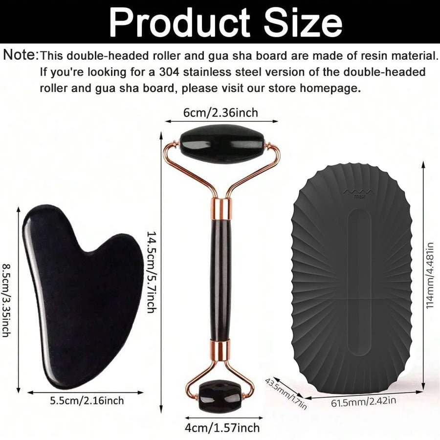 Ice Face Roller & Gua Sha Set - BeyoutifulSpot®