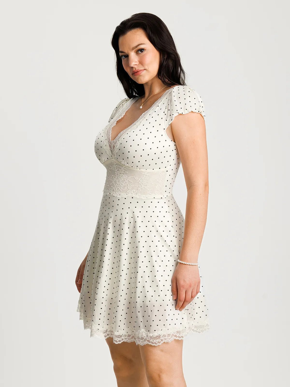 Juliette Lace Sculpting Mini Dress - BYS