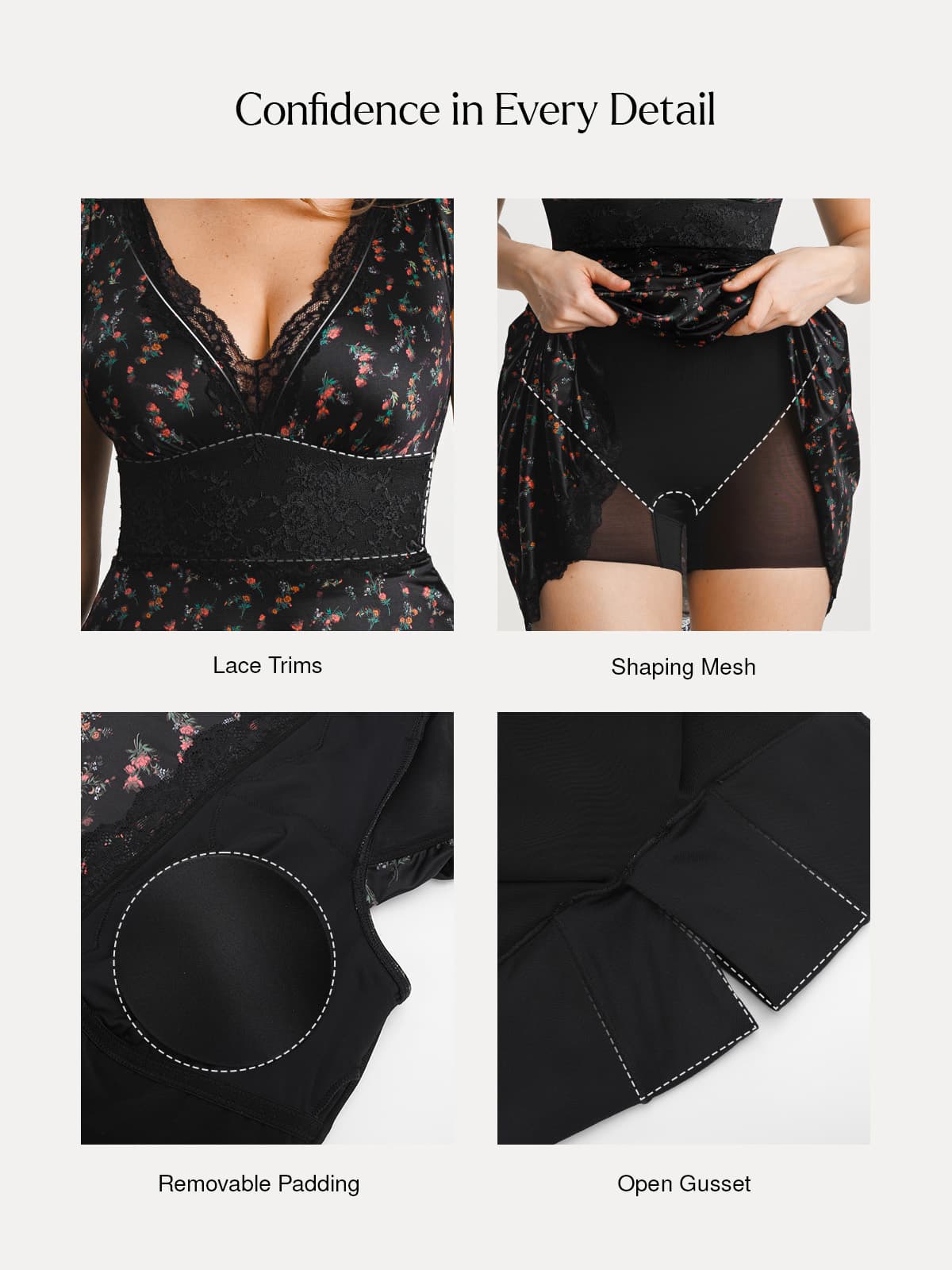 Juliette Lace Sculpting Mini Dress - BYS