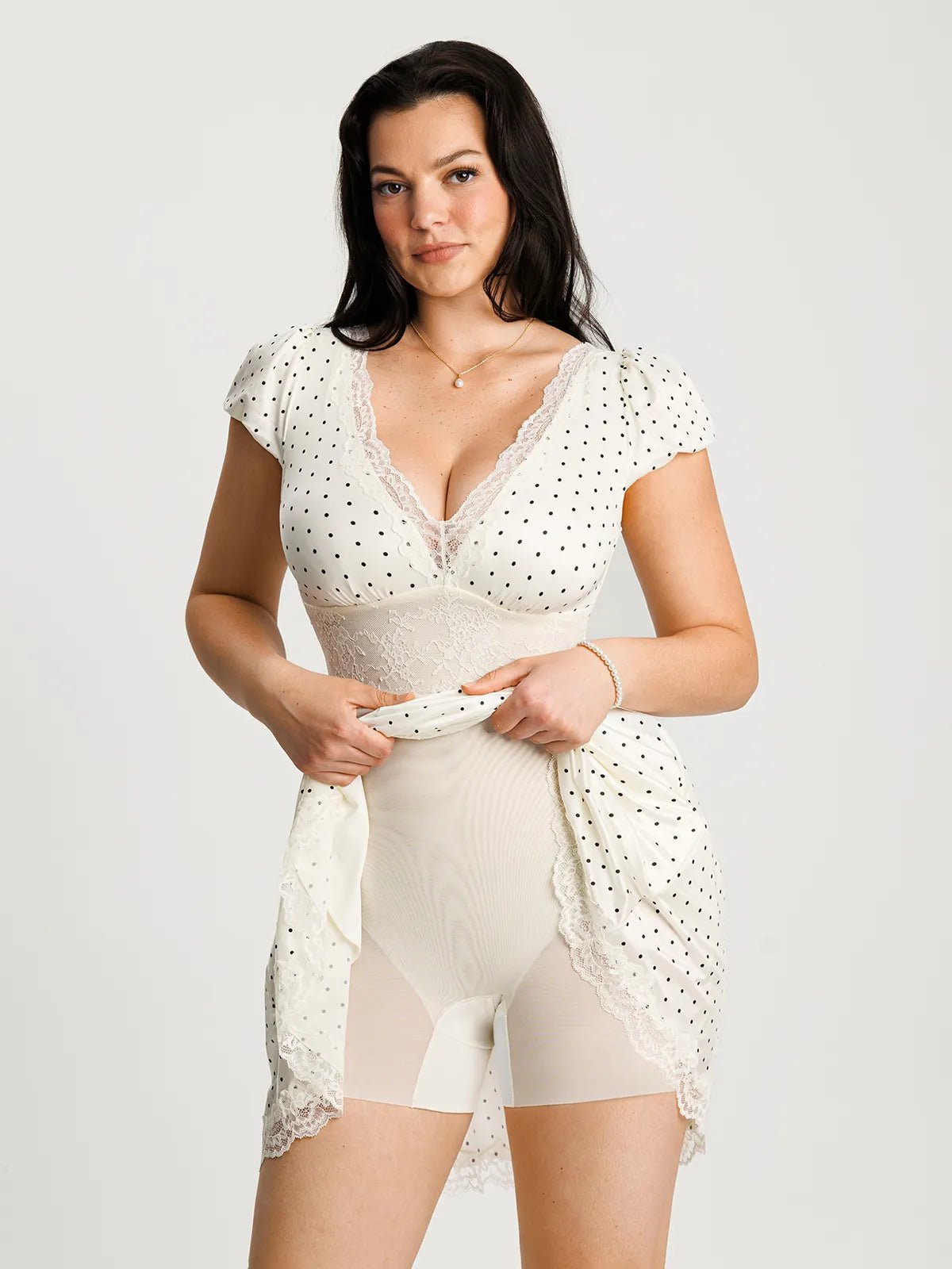 Juliette Lace Sculpting Mini Dress - BYS