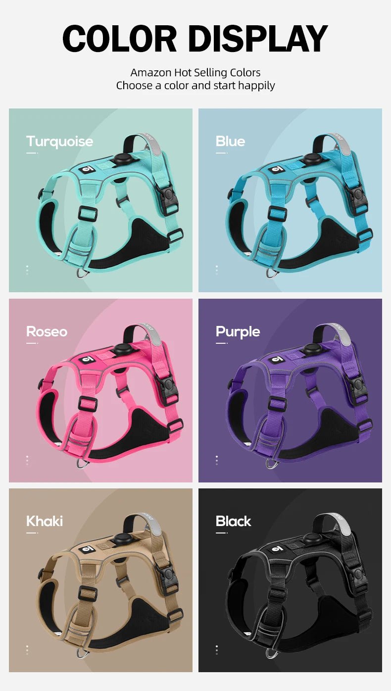 No - Pull Dog Harness – Control, Comfort & Safety on Every Walk - BeyoutifulSpot®