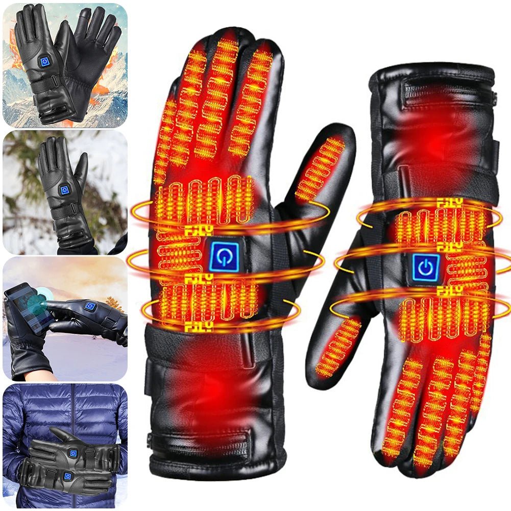 Premium Rechargeable Heated Gloves – Waterproof, Touchscreen & 3 - Level Heating - BeyoutifulSpot®