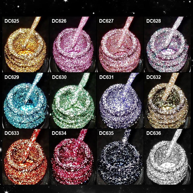 Reflective Glitter Nail Liner Set - 2/4/6pcs - BeyoutifulSpot®