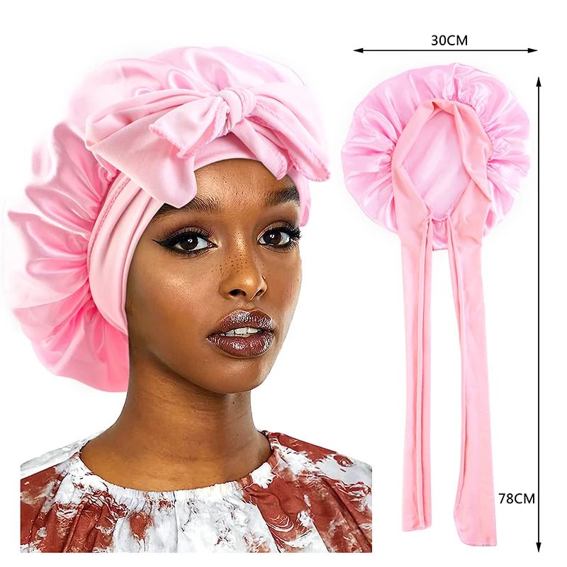 Satin Sleep Bonnet - Wide Band - BeyoutifulSpot®