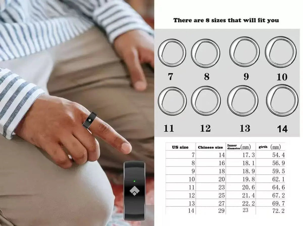 Smart Tasbih Counter Ring - Digital Zikr Tracker with Qibla Finder - BeyoutifulSpot®